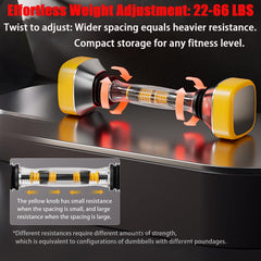 UiDDrout wide stable base holding dumbbell upright for safe storage