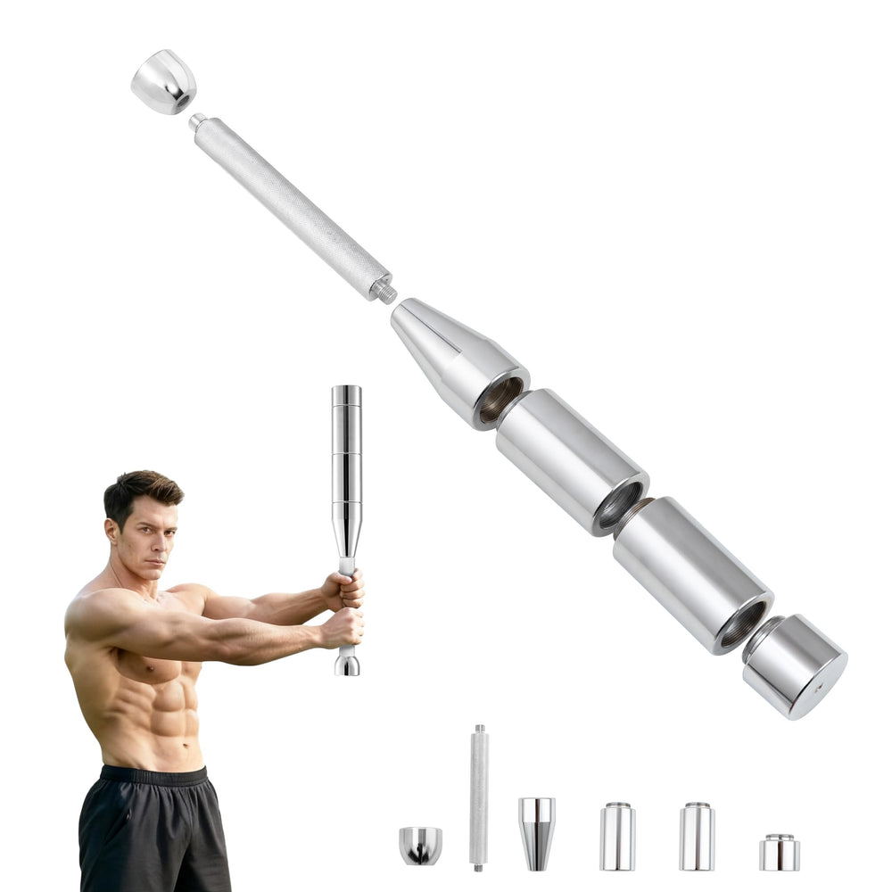 UiDDrout macebell front view showing full 6-in-1 steel design and durability