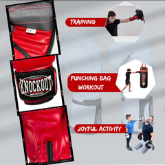 Ultimate Knockout wide Velcro wrist strap displayed for secure support