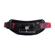Ultraspire Lumen 600 front view showing compact waist light and even beam benefit