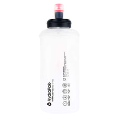 Ultraspire softflask in a hydration vest pocket demonstrating secure low-bounce carry