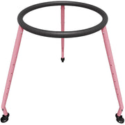 Ultraverse front view matte pink trainer showing stable handrail and sturdy frame for safer practice