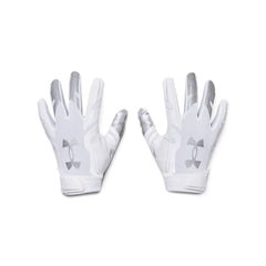Under Armour F8 gloves front palm view showing gluegrip for secure catches