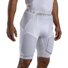 Under Armour front view of girdle showing fit and compression benefits