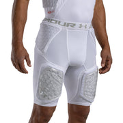 Under Armour front view of girdle showing fit and pad placement for protection