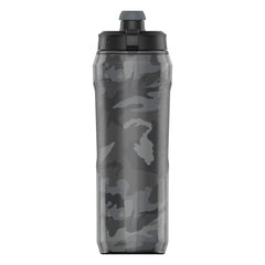 Under Armour Playmaker open cap in use demonstrating protected spout and hygienic design