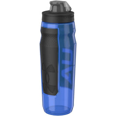 Under Armour bottle fitting a bike cage for hands-free carrying benefit