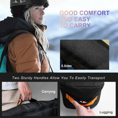 Unigear close-up of EPE foam padding showing impact protection and cushioning
