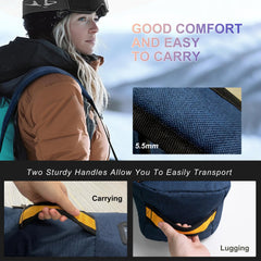 Unigear open accessory pocket holding gloves and keys for organized travel