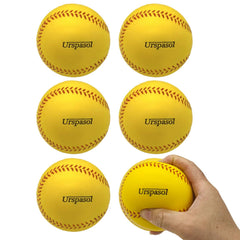 Urspasol front packaging showing 12-inch foam softball set, easy-identify for practice
