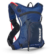 USWE Moto Hydro front view showing compact racing-ready profile and quick access storage