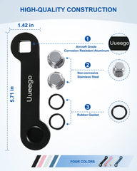 uueeGo wrench attached to trailer frame with magnet, keeps tool accessible and secure