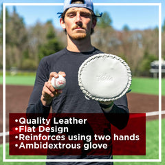 Valle pancake glove side profile displaying flat design for faster transfers benefit