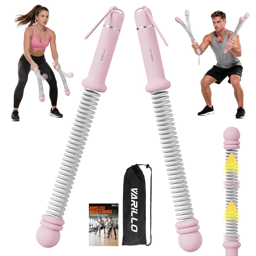 Varillo front package shot showing complete cordless rope kit and benefit portability