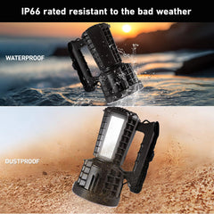 VAVOFO beam distance demonstration lighting a distant tree, powerful long-range visibility