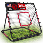 VAVOSPORT front view rebounder showing full frame and net, boosts solo practice