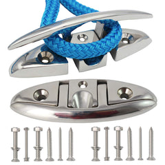 VEITHI front view of cleat showing clean design and corrosion resistance benefits