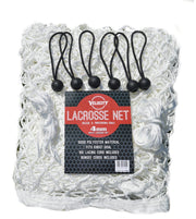 Velocity front view of white replacement net showing clean fit and visibility