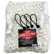 Velocity front view of white 7mm replacement goal net showing full fit