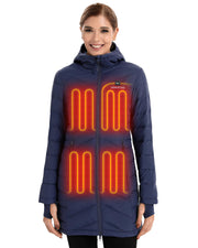 Venustas front view showing slim quilted silhouette and warm coverage