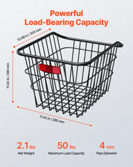 VEVOR close-up of side mounting bracket illustrating sturdy attachment and stability
