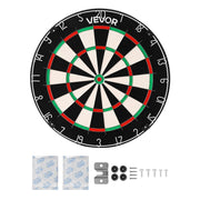 VEVOR dartboard front view showing clear segments and competition size benefit