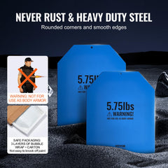 VEVOR plate inserted in a vest pocket demonstrating secure fit and stable movement during exercise