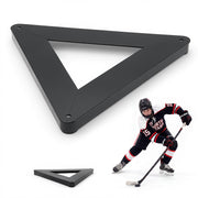VEVOR front view of triangle rebounder showing stable frame and quick rebounds