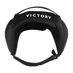 Victory Martial Arts ear pad close-up highlighting soft neoprene cushioning benefit