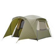 Vidalido front view showing cabin tent and quick setup benefit