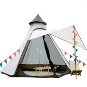 Vidalido front entrance view showing roomy layout and weather protection