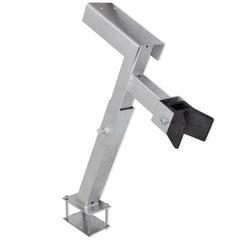 vidaXL winch stand front view showing sturdy bow support and easy alignment