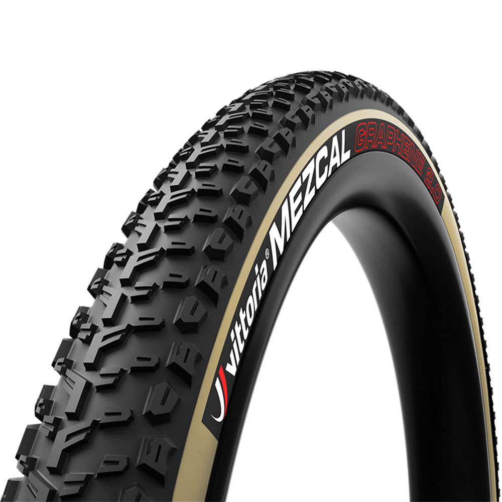 Vittoria Mezcal front view showing tire profile and fast-rolling design benefit