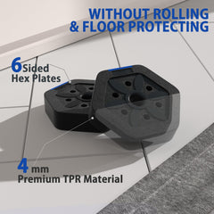 VIVITORY handle texture detail showing non-slip grip and secure control