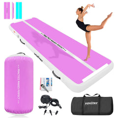 VOFiTNY front packaging showing hot pink inflatable training set and pump benefit quick setup
