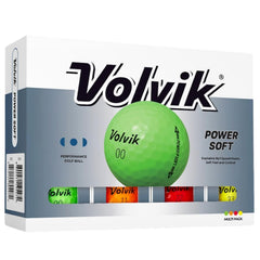 Volvik ball front packaging showing glossy finish and assorted colors for easy identification