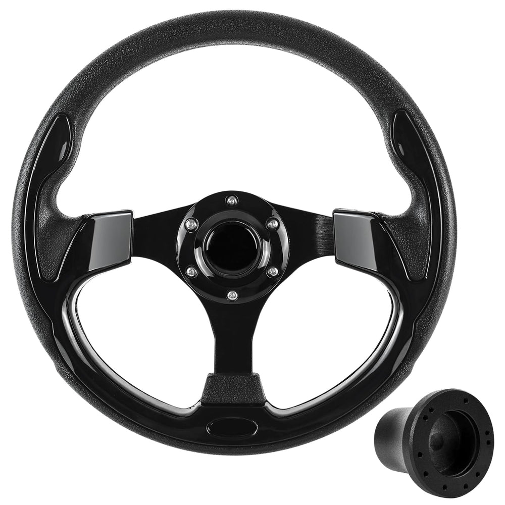 VOONKE front view of steering wheel showing sleek design and improved control