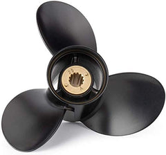 VQPROPs front view of propeller showing three blades and balanced design benefit