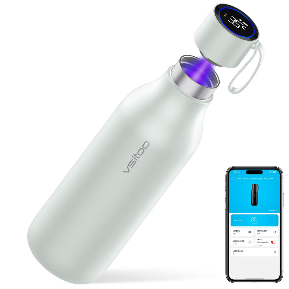 VSITOO S1 Max front view showing sleek bottle and capacity benefit