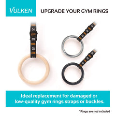 Vulken strap webbing texture showing double-layer nylon for long-lasting durability