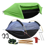 W WINTMING front view of hammock tent showing full setup and shelter