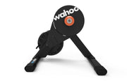 Wahoo Fitness KICKR CORE 2 front view shows compact stable trainer and orange cog benefit