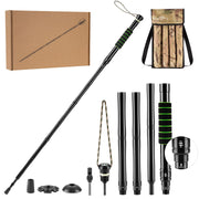 Waisul front view of telescopic staff showing full-length support and durability