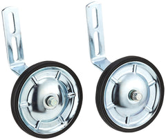 Wald 1216 front view showing training wheels and included hardware for quick setup
