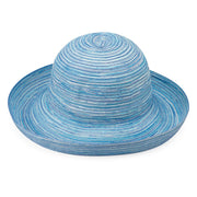 Wallaroo hat front view showing light blue brim and sun coverage benefit