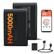 WAMOVAL front packaging showing two 5V 5000mAh batteries and accessories offering convenience