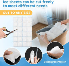 WAQIWARON ice sheet frozen flat in a freezer for even cooling