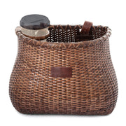 WARNERS WHEELS front view basket showing classic woven styling and added convenience