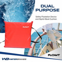 waterbrands Flowt used as kayak seat providing comfort during paddling
