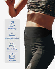 WATERFLY back fit on runner demonstrating stable no-bounce comfort